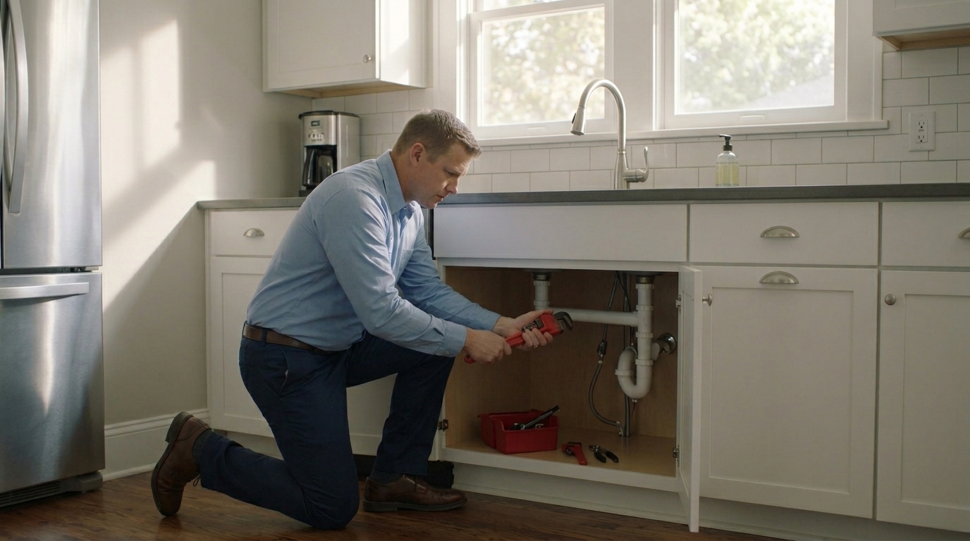 Plumbing repair work